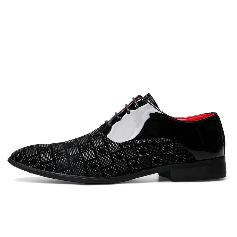Sepatu Oxford Bermotif Thierry Lemoine