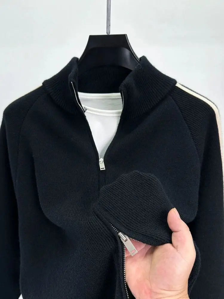 Alden Crown Knitted Designer Jacket