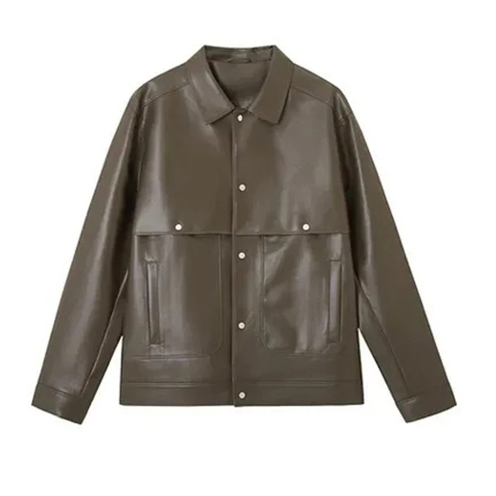 Vintage-Lederjacke Hamilton Crest