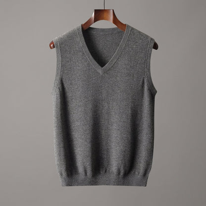 Gilet in maglia con scollo a V