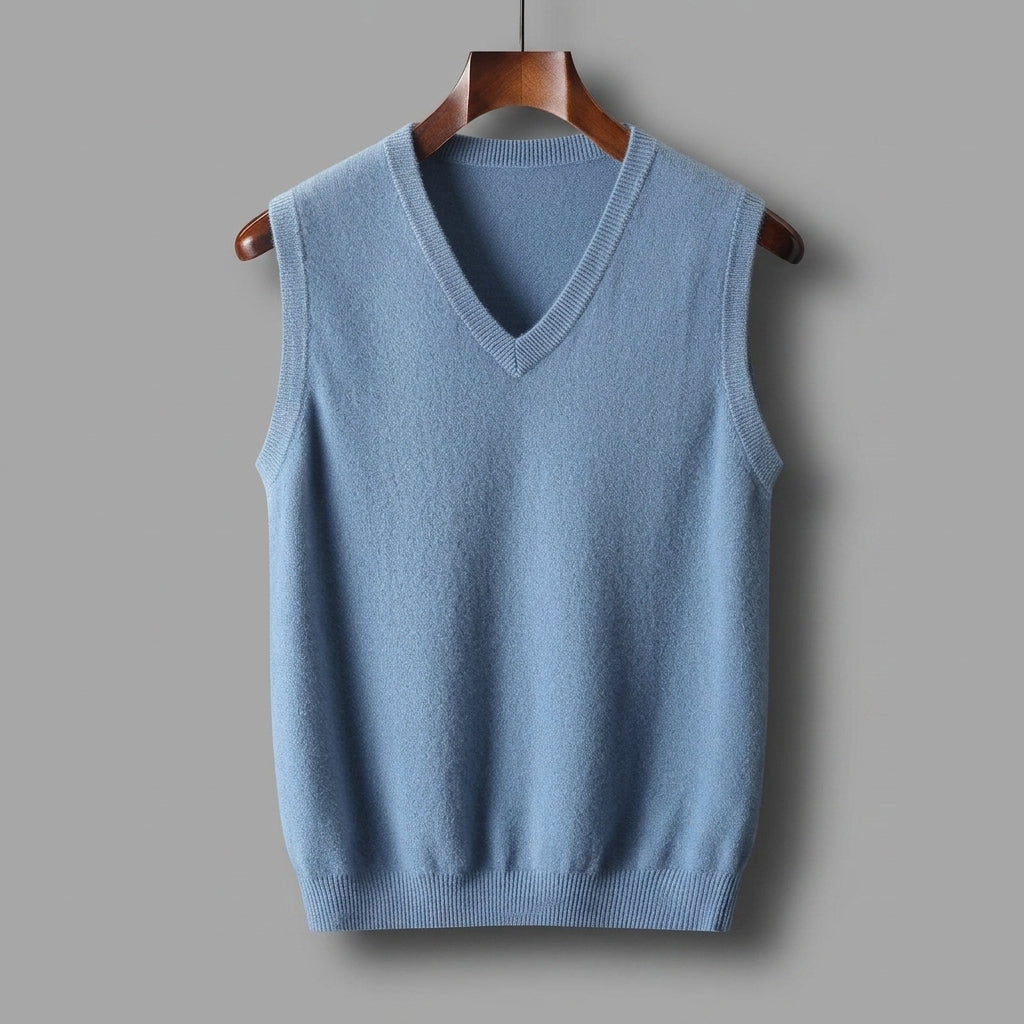 Gilet in maglia con scollo a V