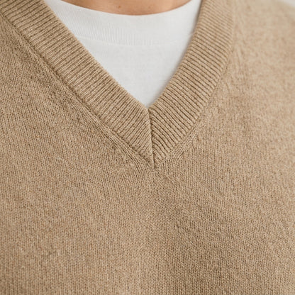 Gilet in maglia con scollo a V