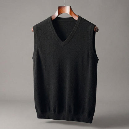 Gilet in maglia con scollo a V