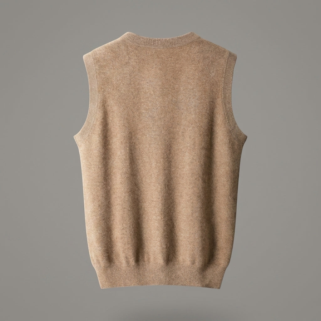 Gilet in maglia con scollo a V