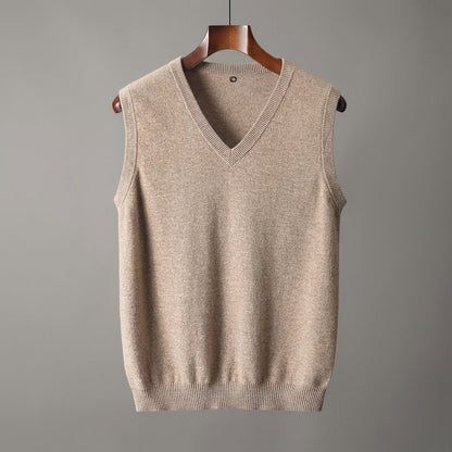 Gilet in maglia con scollo a V