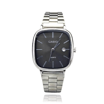 Reloj lujoso CASIO de 36 mm - Resistente al agua | Acero transferido