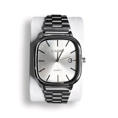 Reloj lujoso CASIO de 36 mm - Resistente al agua | Acero transferido
