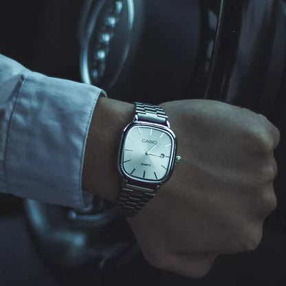 Reloj lujoso CASIO de 36 mm - Resistente al agua | Acero transferido