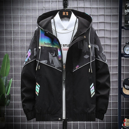 Casaco com capuz refletor para homem Moonrock