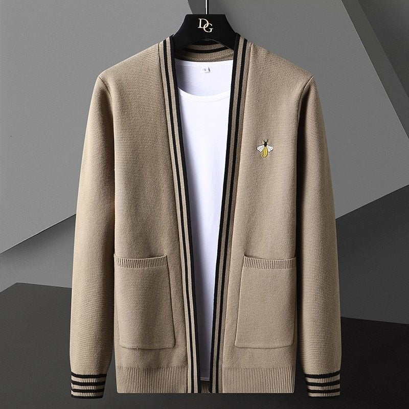 Casaco de malha de designer para homem Beehive
