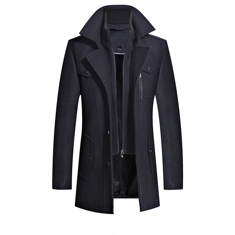 Cappotto casual da uomo per il business Henry