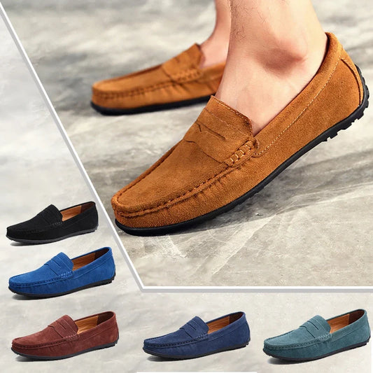 Sepatu Loafers Kulit Asli Vecchi soldi