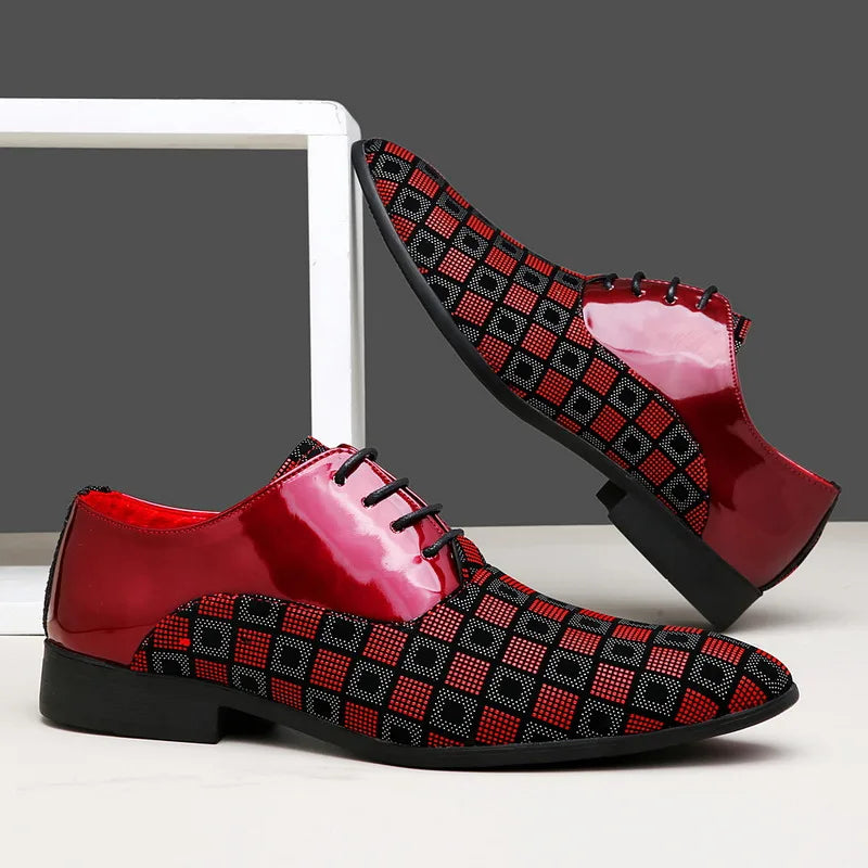 Sepatu Oxford Bermotif Thierry Lemoine