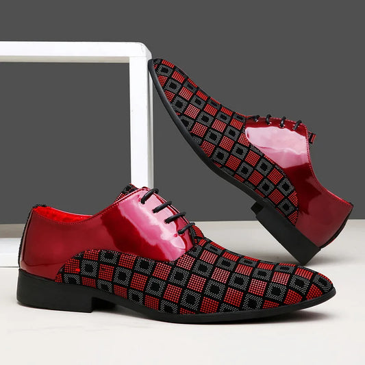 Sepatu Oxford Bermotif Thierry Lemoine