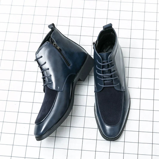 Sepatu Bot Pergelangan Kaki Kulit Valerio Neri