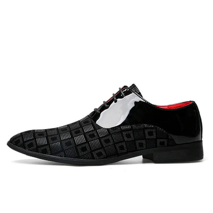 Sepatu Oxford Bermotif Thierry Lemoine