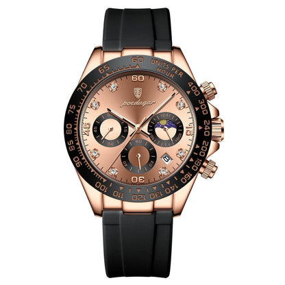 Poedagar Chronograph Fase Date 手錶