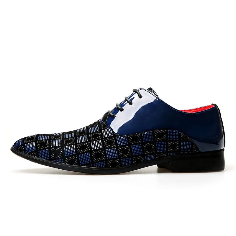 Sepatu Oxford Bermotif Thierry Lemoine