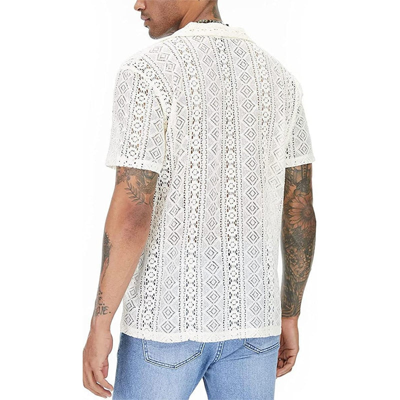 Camicia ricamata Vinthentic Amadeo