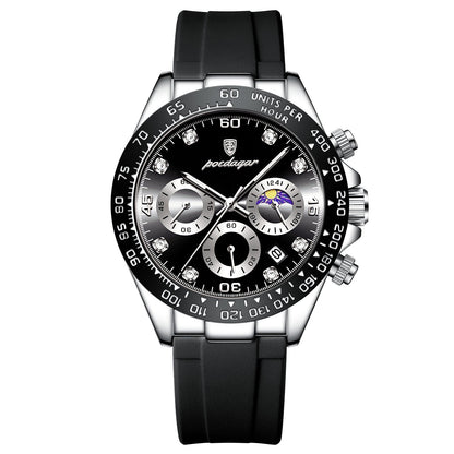 Poedagar Chronograph Fase Date 手錶