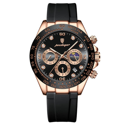 Poedagar Chronograph Fase Date 手錶