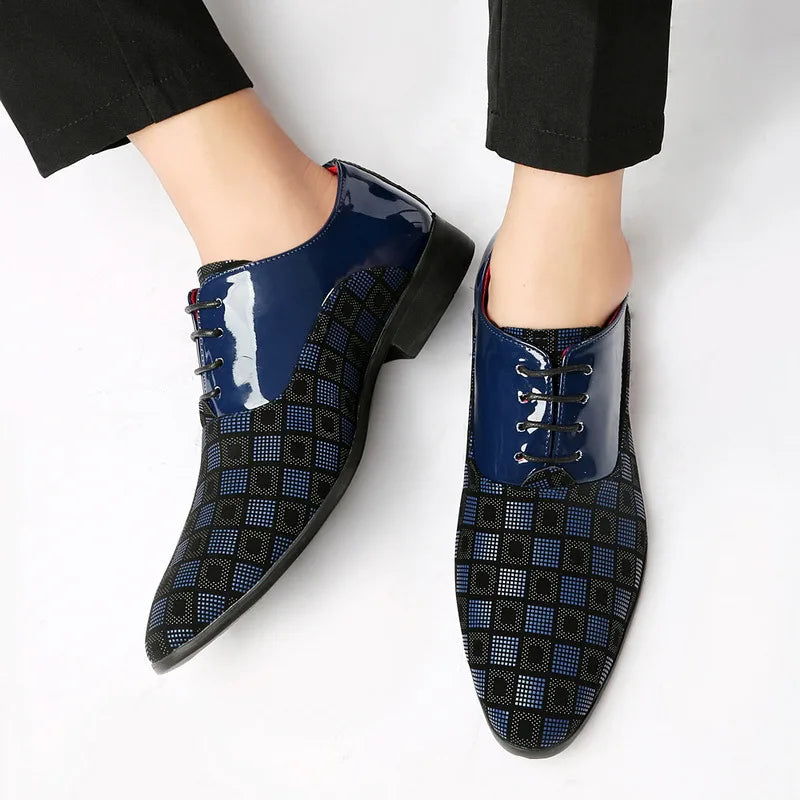 Sepatu Oxford Bermotif Thierry Lemoine