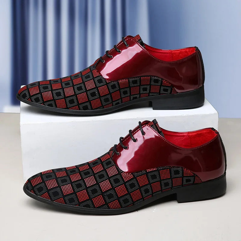 Sepatu Oxford Bermotif Thierry Lemoine