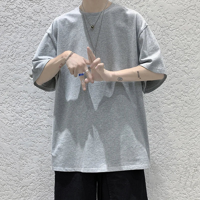 Alban Bellaforte 男士寬鬆夏季T恤
