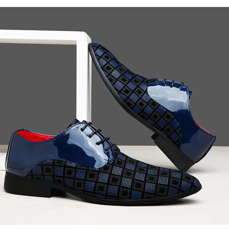 Sepatu Oxford Bermotif Thierry Lemoine
