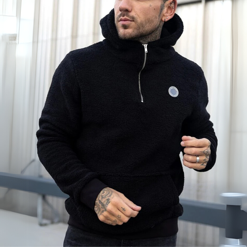 Felpa con cappuccio Sherpa Louis Lumière