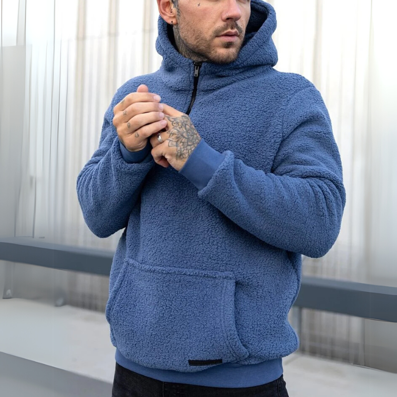 Felpa con cappuccio Sherpa Louis Lumière