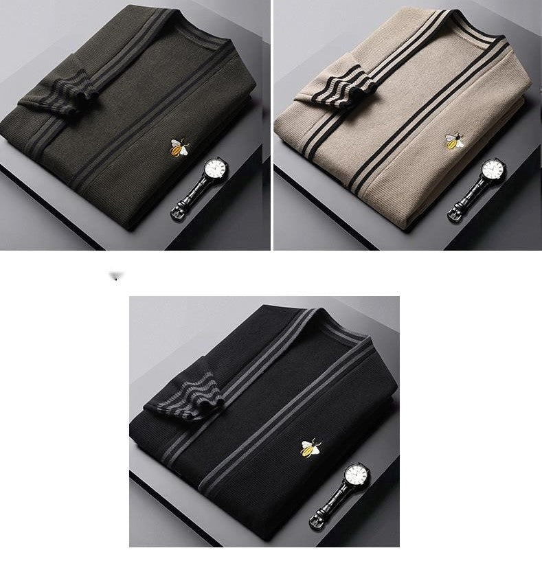 Casaco de malha de designer para homem Beehive