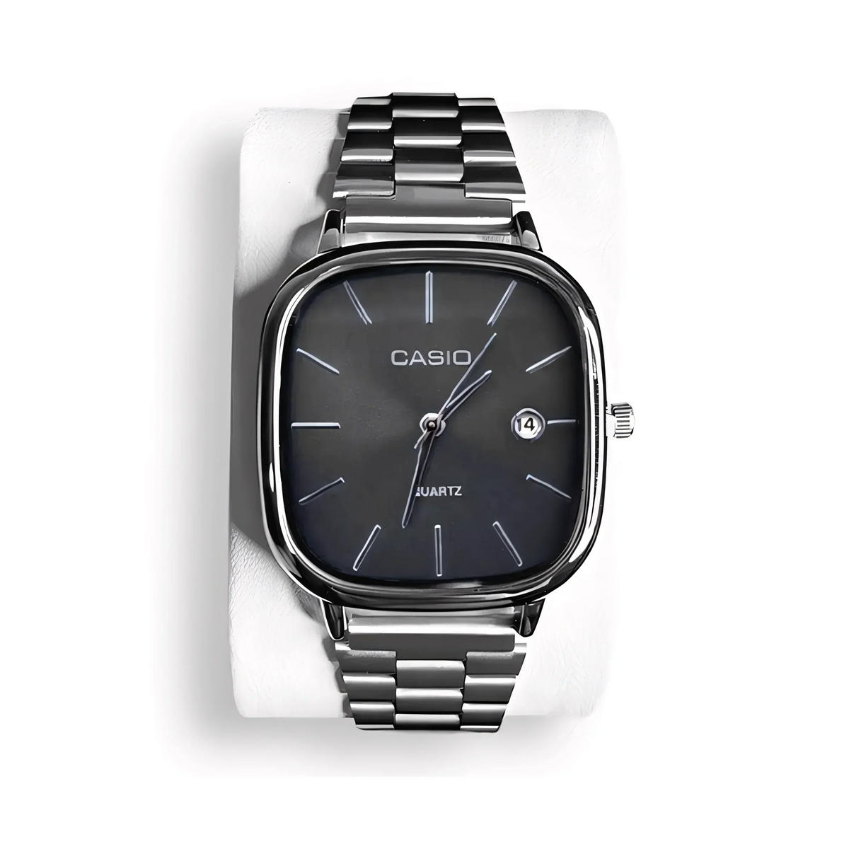 Reloj lujoso CASIO de 36 mm - Resistente al agua | Acero transferido