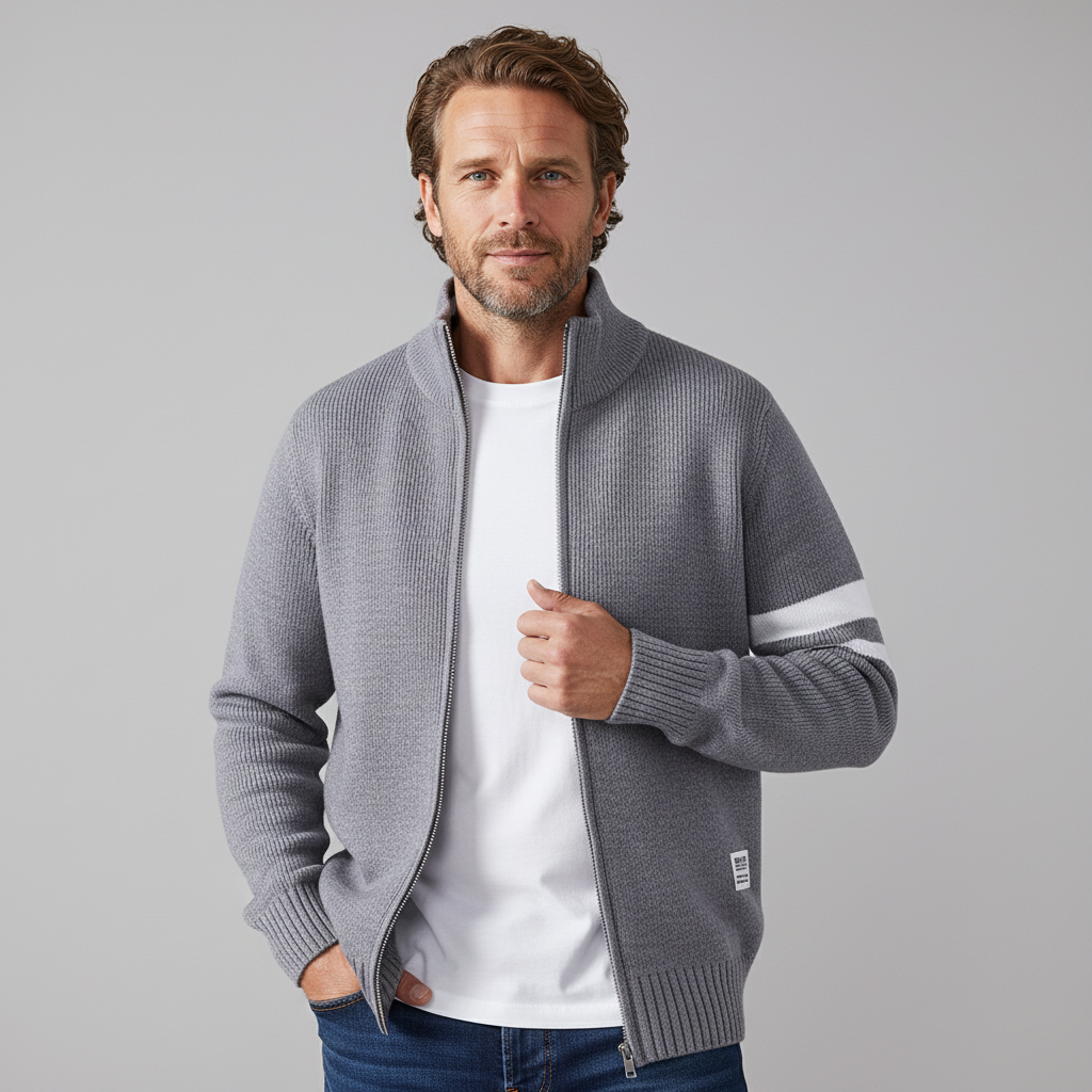 Sweater Rajut Resleting